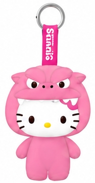 三麗鷗吊飾娃娃x粉色哥吉拉Hello Kitty