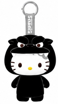 三麗鷗吊飾娃娃x黑色哥吉拉Hello Kitty